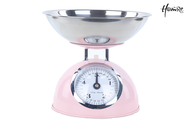 Metallic Precise Weighing with Bowl Mechanical Kitchen Scale