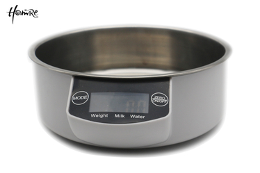 Digital Metallic with Removable Bowl Plastic Kitchen Scale